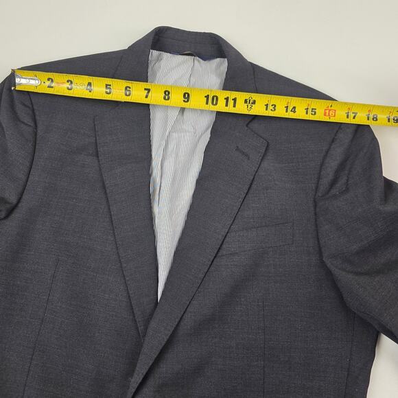 Brooks Brothers Blazer Sport Coat Mens 42R Gray Fitzgerald Fit 346 Explorer Wool - Picture 7 of 14